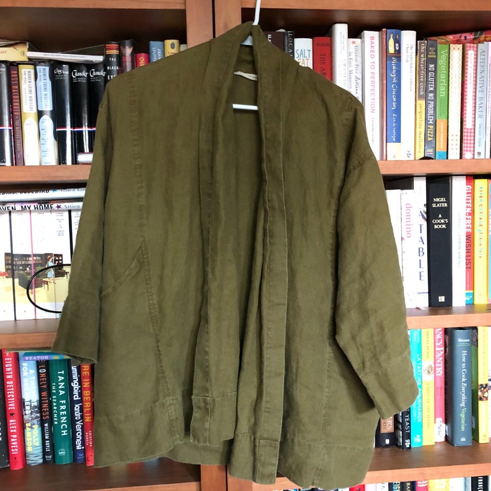 Elizabeth Suzann Olive Trench Coat